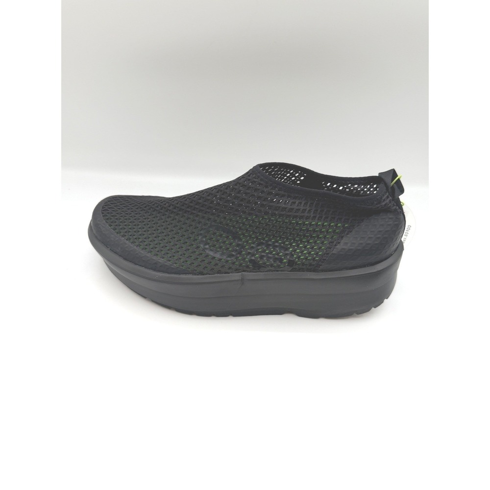 OOFOS OOmega Chukka Recovery Shoes, Women's 10, Black Mesh Platform,NEW/DEFECTS